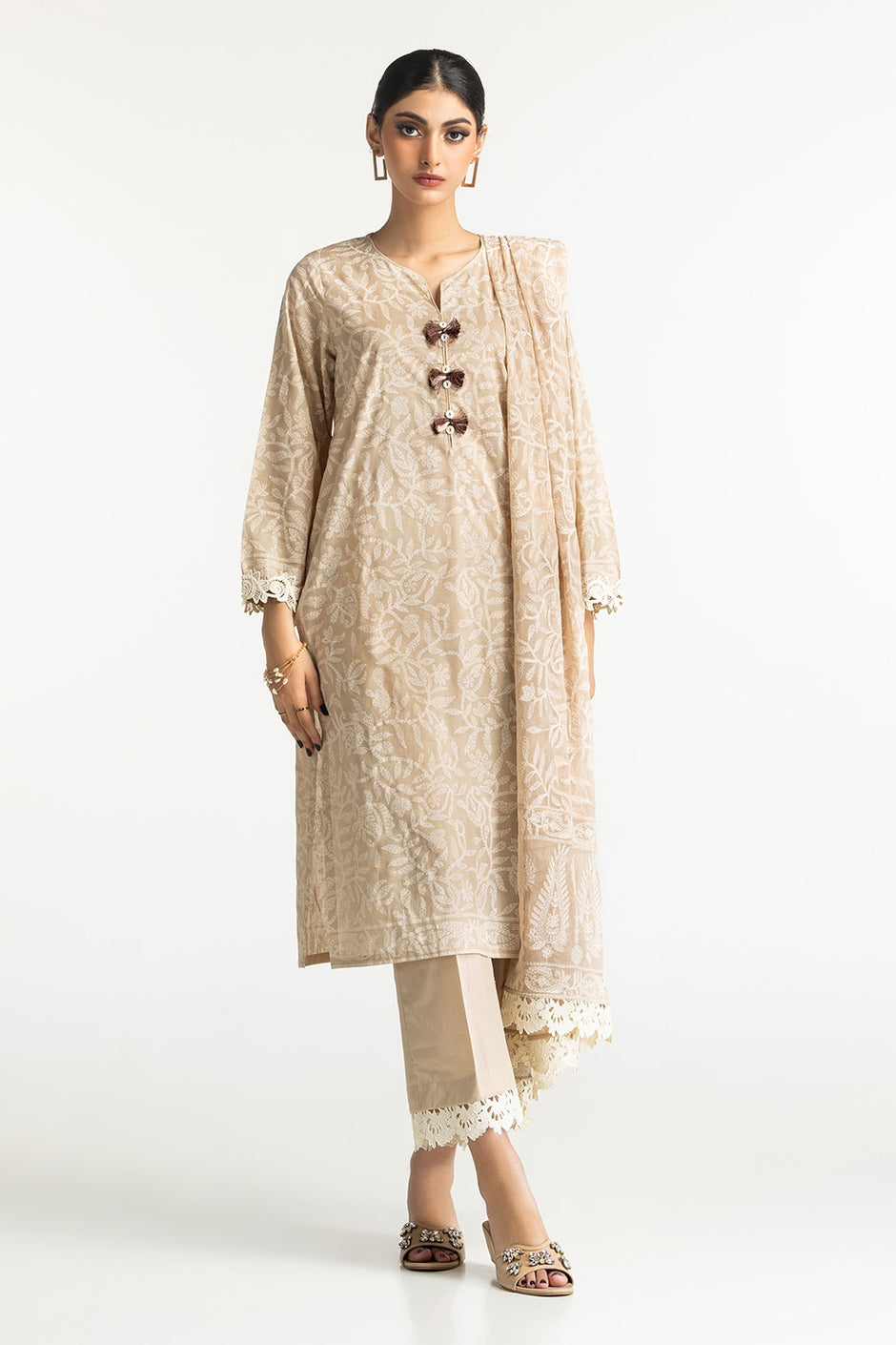 3 Piece Printed Lawn Suit