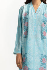 3 Piece Lawn Printed With Embroidered Suit IUSTKSD-210