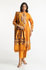 3 Piece Lawn Embroidered Suit IUSTKSD-217