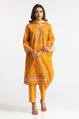 3 Piece Lawn Printed Diamantes Suit IUSTKSD-25