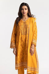 3 Piece Lawn Printed Diamantes Suit IUSTKSD-25