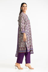 3 Piece Lawn Gold And Lacquer Printed Suit IUSTKSD-288