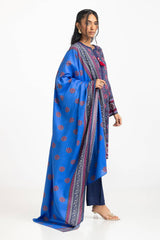 3 Piece Linen Printed Suit IUSTKSD-320