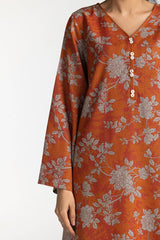 3 Piece Dhanak Printed Suit IUSTKSD-321