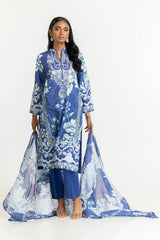 3 Piece Corduroy Printed Suit IUSTKSD-330