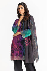 3 Piece Khaddar Printed Suit IUSTKSD-341