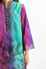 3 Piece Khaddar Printed Suit IUSTKSD-341