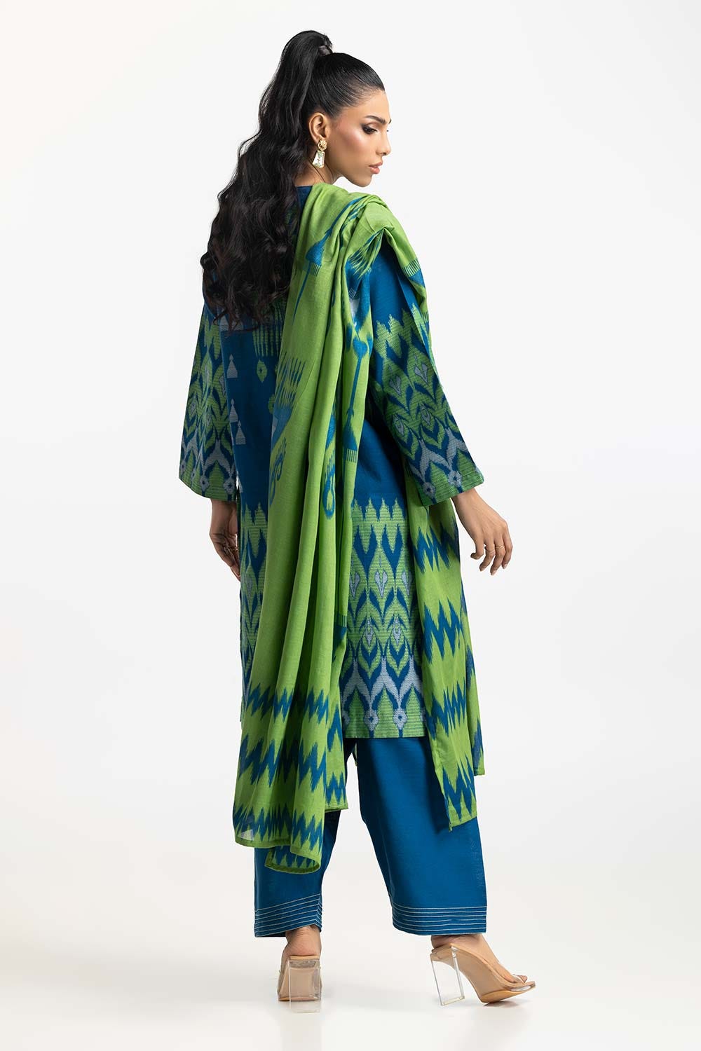 3 Piece Jacquard Suit IUSTKSD-360