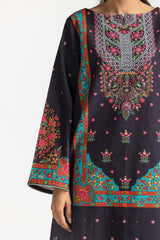 3 Piece Khaddar Printed Suit IUSTKSD-392