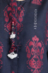 3 Piece Jacquard Suit IUSTKSD-396