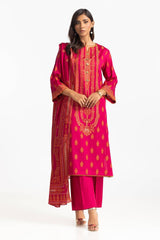 3 Piece Dyed Jacquard Suit IUSTKSD-401