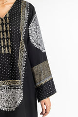 3 Piece Lacquer Printed Suit IUSTKSD-423