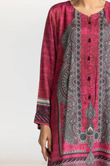 3 Piece Cotail Printed Suit IUSTKSD-425