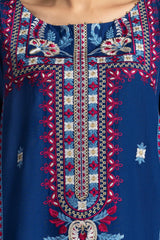 3 Piece Karandi Embroidered Suit IUSTKSD-441