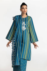 3 Piece Jacquard Embroidered Suit IUSTKSD-450