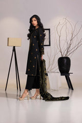 3 Piece Khaddar Embroidered Suit IUSTKSD-459