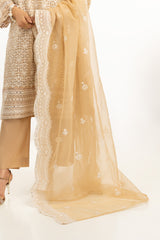 3PC Organza Embroidered Suit IUSTKSD-809