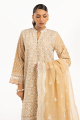 3PC Organza Embroidered Suit IUSTKSD-809