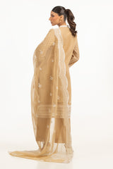 3PC Organza Embroidered Suit IUSTKSD-809