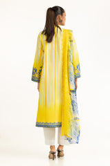 3PC Lawn Printed Suit IUSTKSD-840