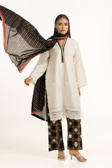 3PC Jacquard Embroidered Suit IUSTKSD-951