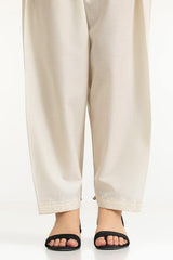 Beige Lawn Embroidered Shalwar IUSTTR-42010