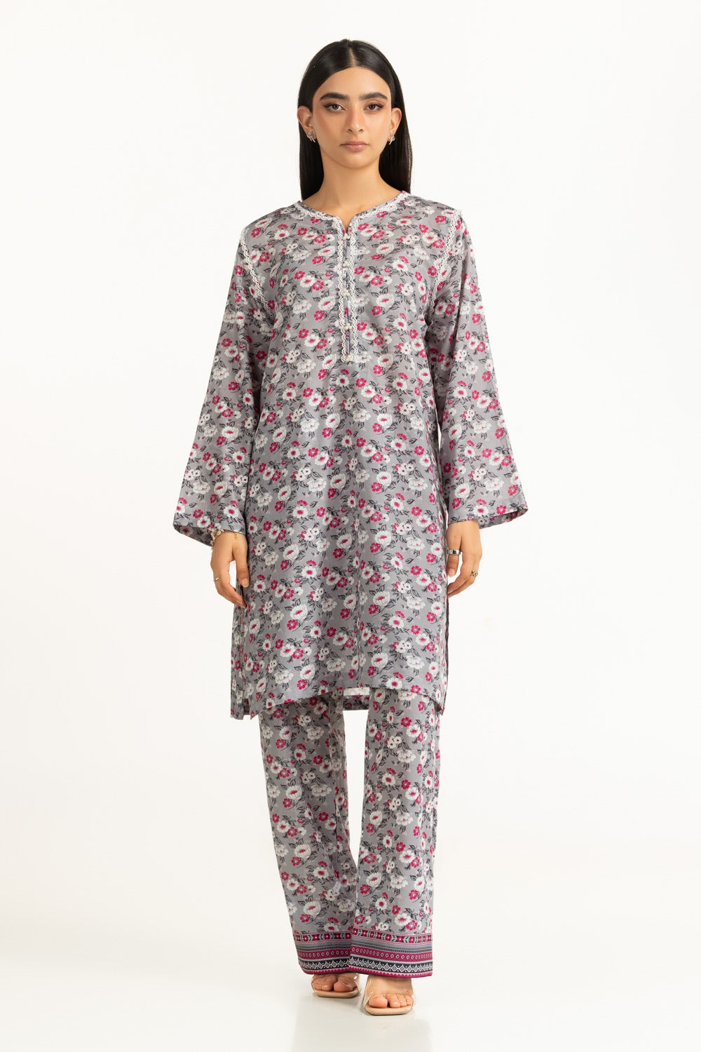 Lawn Printed Co-Ord Set IUSTTS-1015