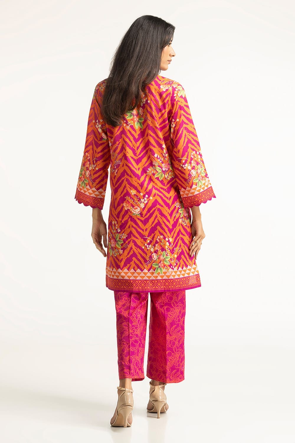 Lawn Printed Shirt And Trouser IUSTTS-135