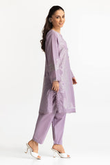 Jacquard Embellished Shirt And Dyed Shalwar IUSTTS-139