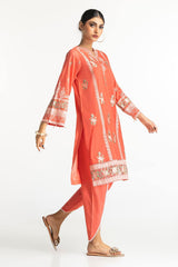 Lawn Embroidered Shirt And Tulip Shalwar IUSTTS-170