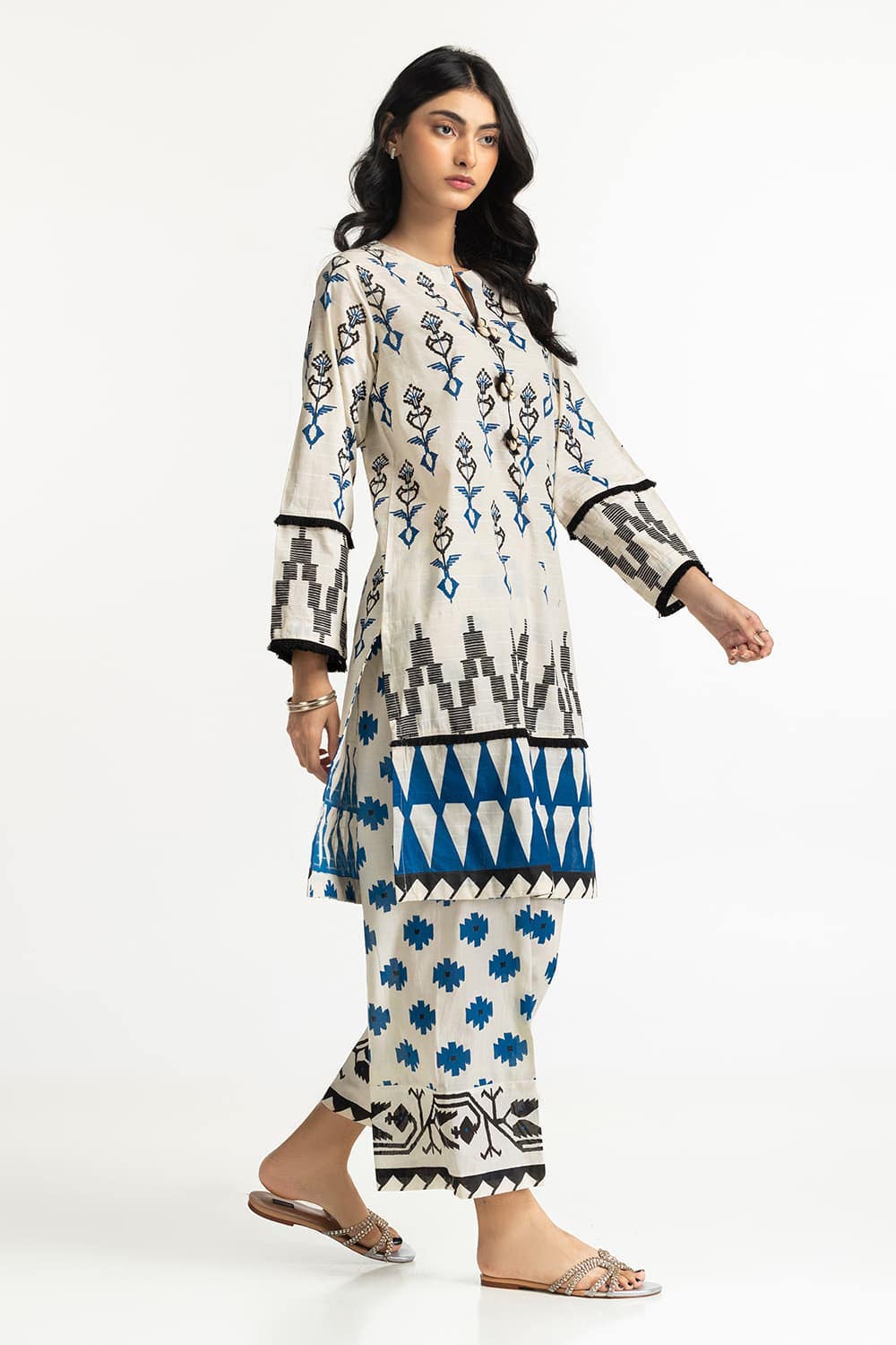 Jacquard Shirt And Printed Trouser IUSTTS-187