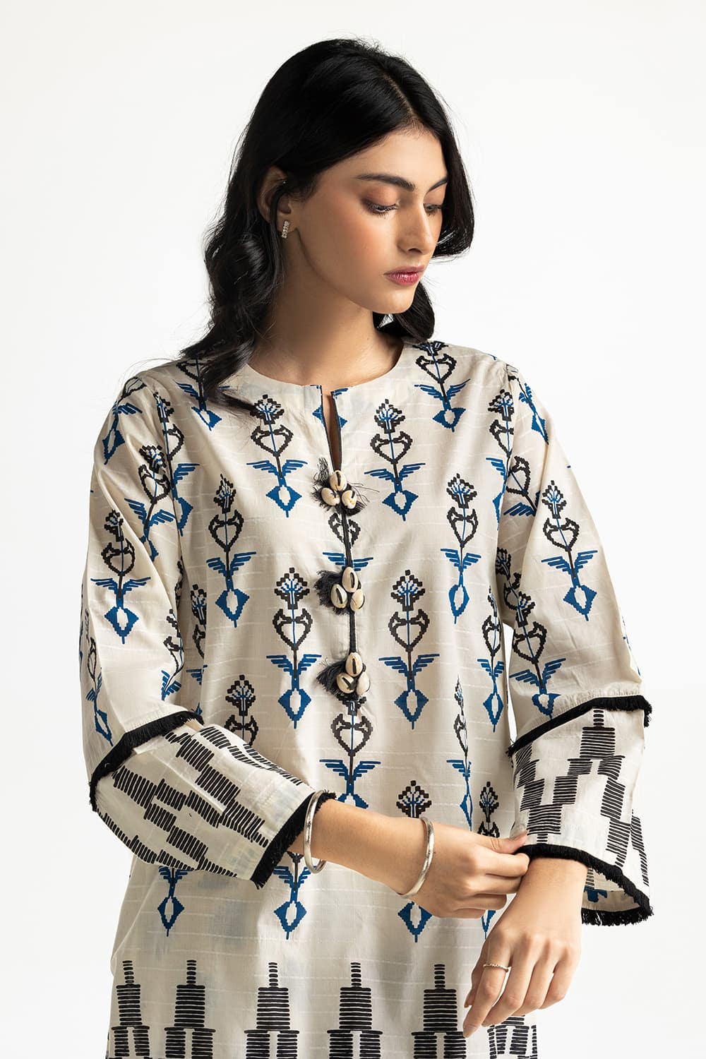 Jacquard Shirt And Printed Trouser IUSTTS-187