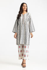 Jacquard Embellished Shirt And Printed Jacquard Trouser IUSTTS-278