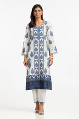 Lawn Embroidered Shirt With Dyed Embellished Trouser IUSTTS-301