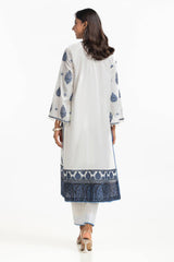 Lawn Embroidered Shirt With Dyed Embellished Trouser IUSTTS-301