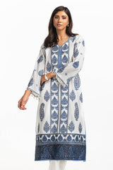 Lawn Embroidered Shirt With Dyed Embellished Trouser IUSTTS-301