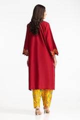 Lawn Embroidered Shirt With Printed Shalwar IUSTTS-308