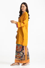 Jacquard Embellished Shirt With Printed Trouser IUSTTS-314