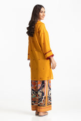Jacquard Embellished Shirt With Printed Trouser IUSTTS-314