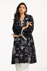 Lawn Embroidered Shirt And  Lacquer Printed Lawn Trouser IUSTTS-322 A