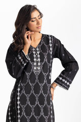 Lawn Embroidered Shirt And Dyed Trouser IUSTTS-420