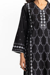 Lawn Embroidered Shirt And Dyed Trouser IUSTTS-420
