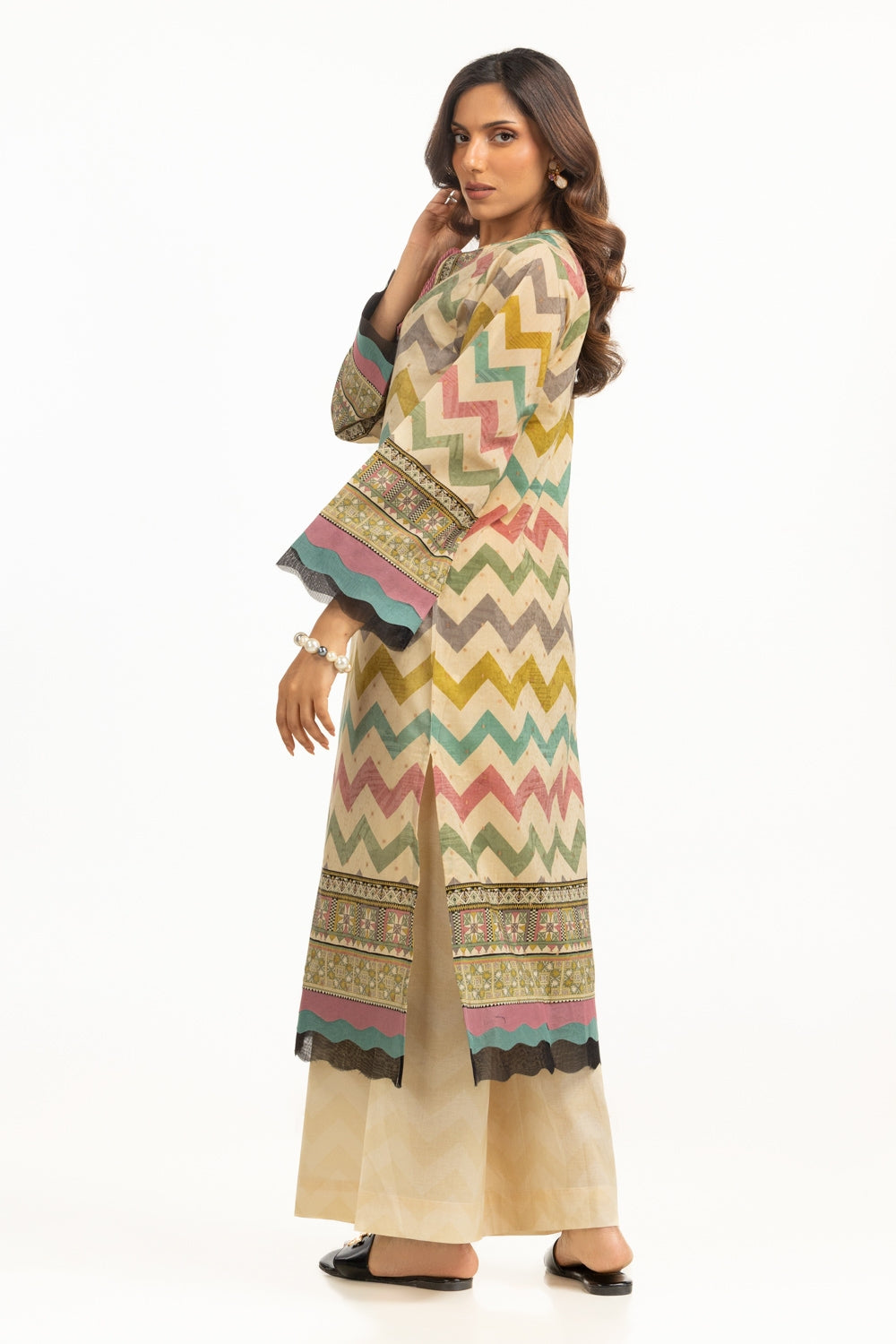 Jacquard Printed Shirt And Trouser IUSTTS-811