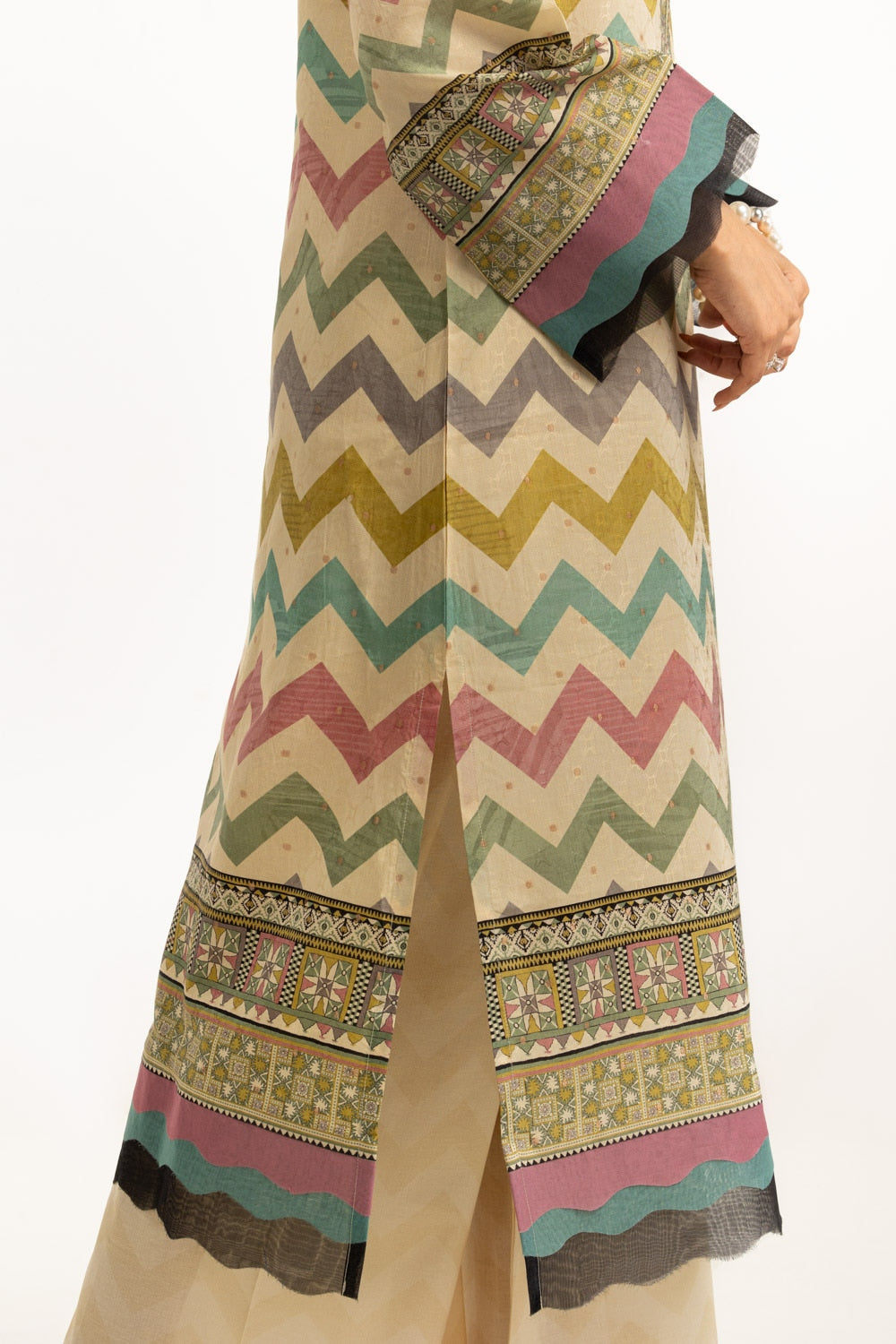 Jacquard Printed Shirt And Trouser IUSTTS-811