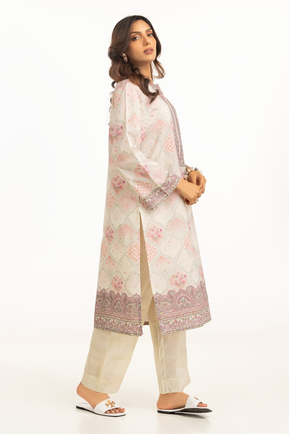 Jacquard Printed Shirt And Trouser IUSTTS-826