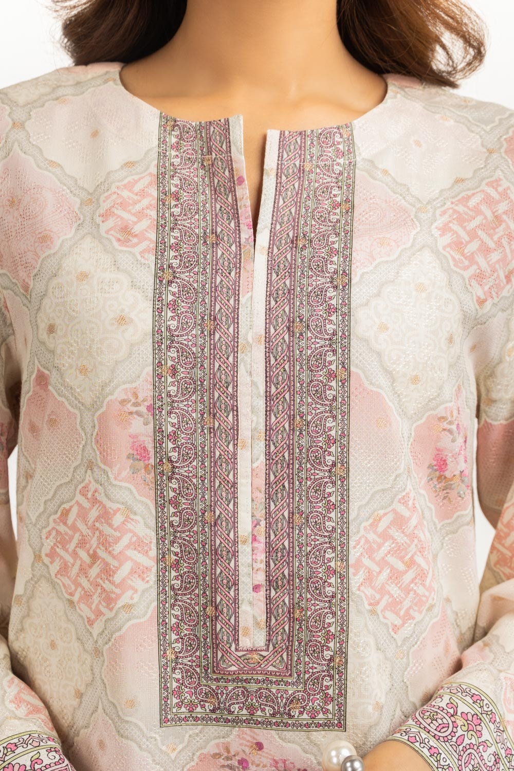 Jacquard Printed Shirt And Trouser IUSTTS-826