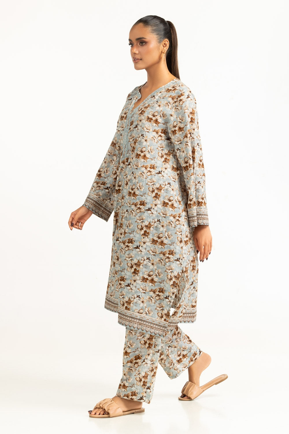 Lawn Printed Co-Ord Set IUSTTS-997