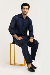 Navy Unstitched Fabric With Gift Box X-Series - Exclusive Collection Opal