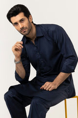 Navy Unstitched Fabric With Gift Box X-Series - Exclusive Collection Opal