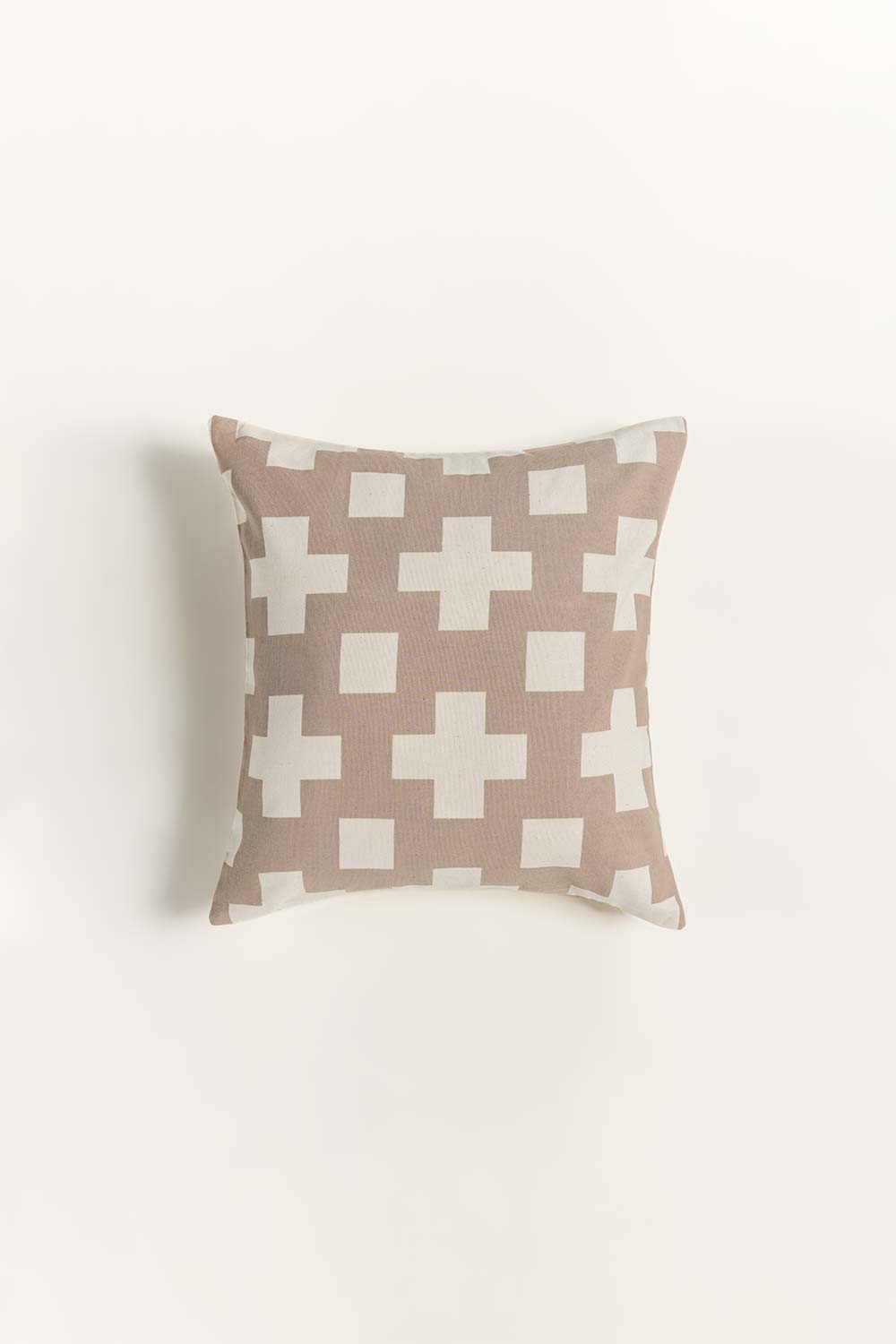Ivory Screen Printed Cushion Cover